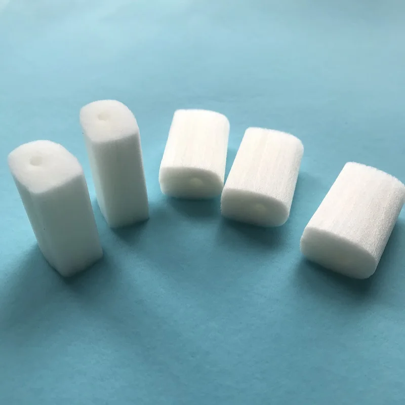 Custom non-woven PET cotton atomizing core oil absorption strip with hole