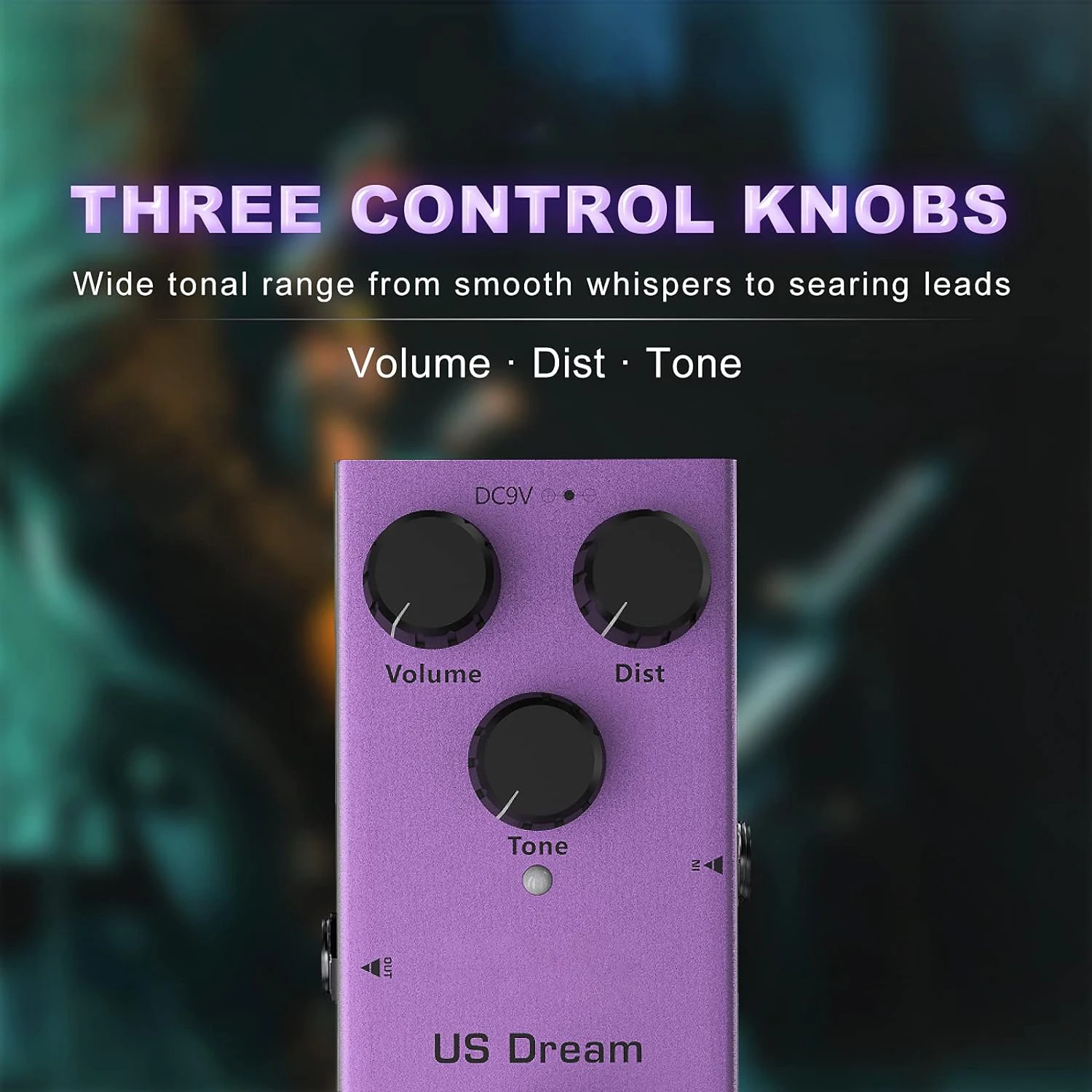 Mini Single Type DC 9V with True Bypass Switch for Multi Electric Guitar Kit US Dream Guitar Effects Pedal