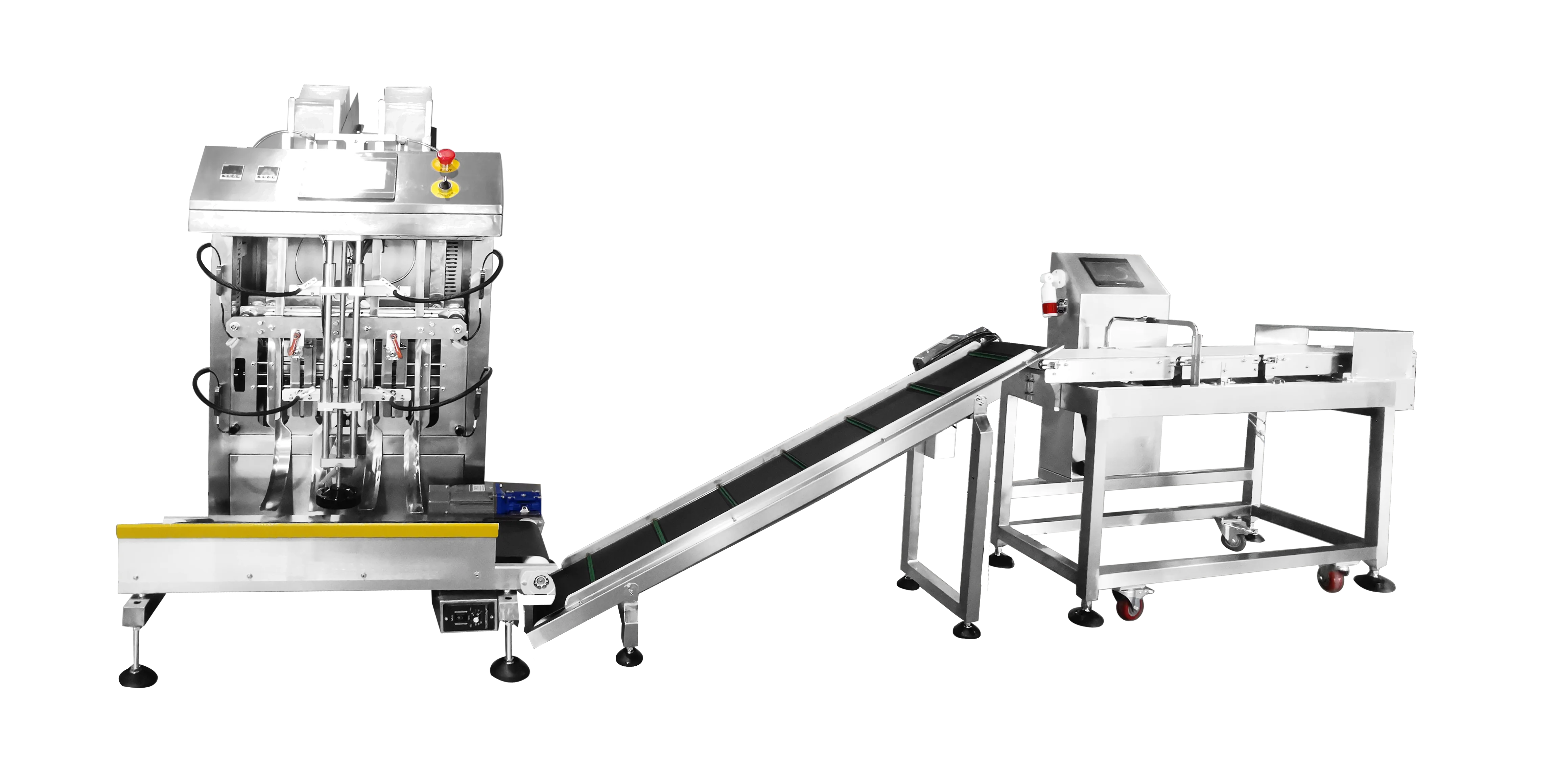 
Pouch weighing and packaging machine full auto face mask pack line machinery 