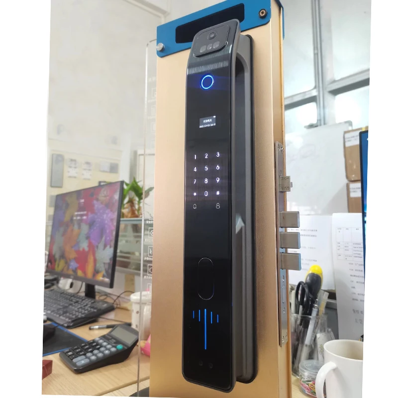 3d Face Fingerprint Keyless Electronic Smart Number Code Keypad Door Lock China