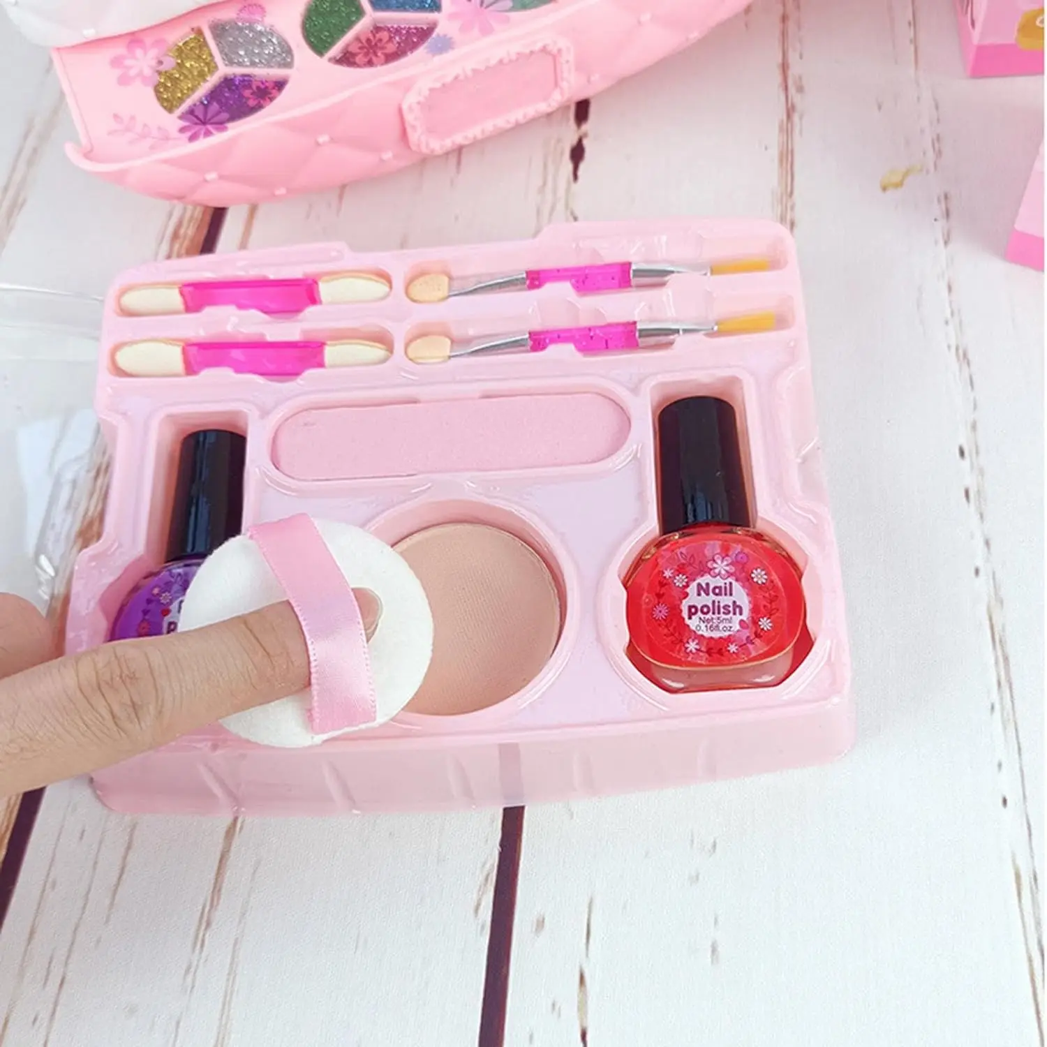 Manufacturers Beauty Makeup Sets Pretend Play Preschool Makeup Suitcase Kit Kids Beauty Cosmetics Toys For Kids Girls
