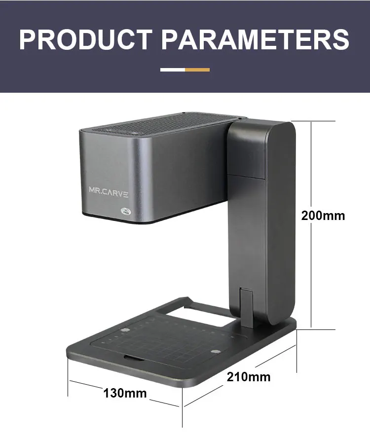 Mini Laser Engraving Machine Desktop 10W Laser Engraver for Productivity wood DIY Small Businesses