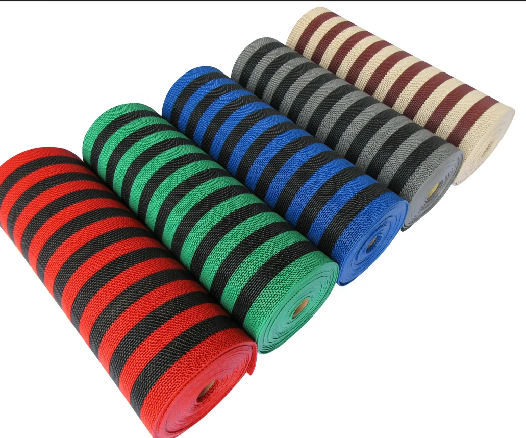 PVC Snake Flooring Hollow Hexagon Mat PVC S Type Anti-slip Water Proof Carpet Pvc s Mat in Roll