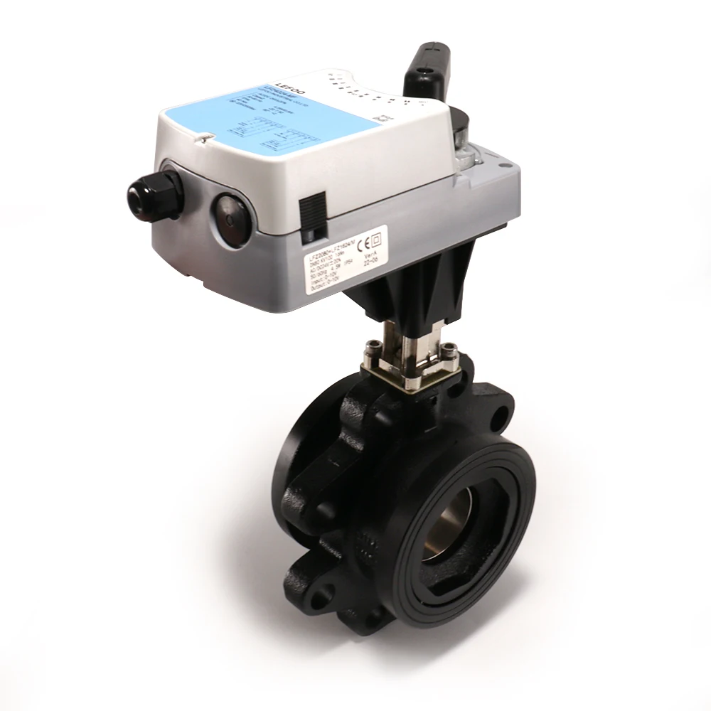 HVAC system 24v damper actuator with ball valve