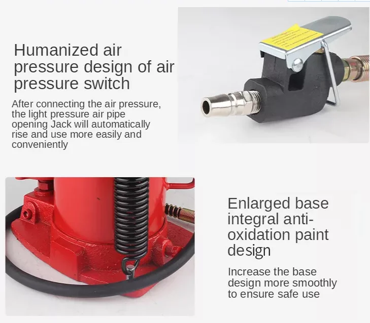 High Quality  20 Ton Car Short Air Bottle Jack hot sell air jack high quality garage jack