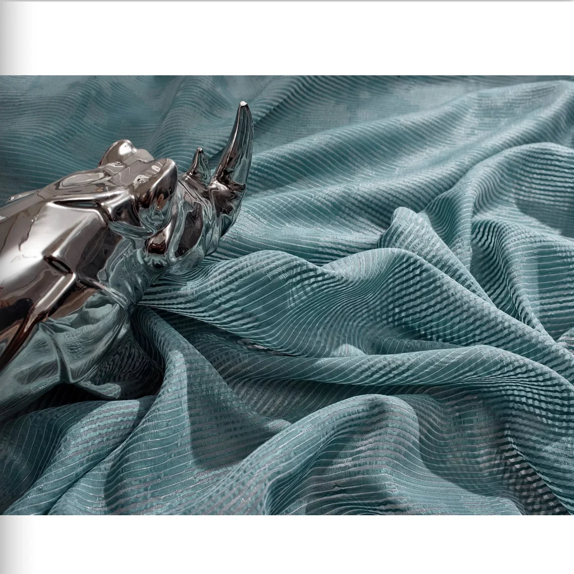 European Germany factory direct sales ready made style sheer curtains for the living room luxury