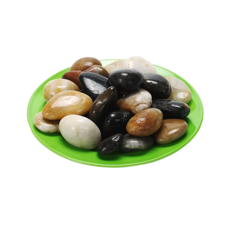 Boutique Pebble Garden Landscape Paving Fish Tank Landscape Colorful Rain Flower Stones