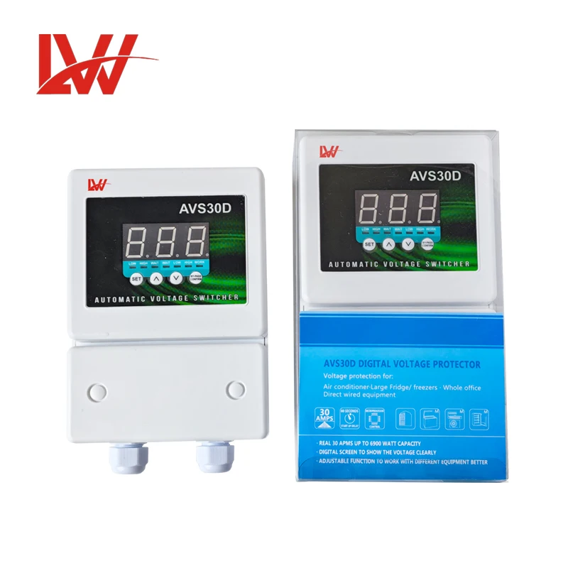 AVS30D  230VAC  30A     over and under voltage protector time delay voltage protectors