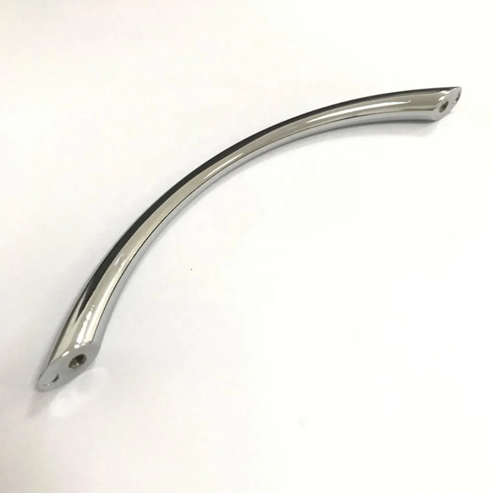 Zamak Die casting C shape Furniture Cabinet Drawer Zinc alloy whalebone curve pull handle