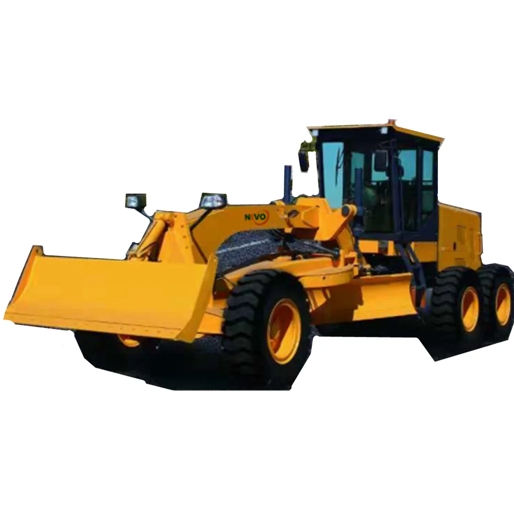 NIVO road machinery PY160N 160hp 12ton mini motor grader popular grader motor with anti-rollover cabin or parts