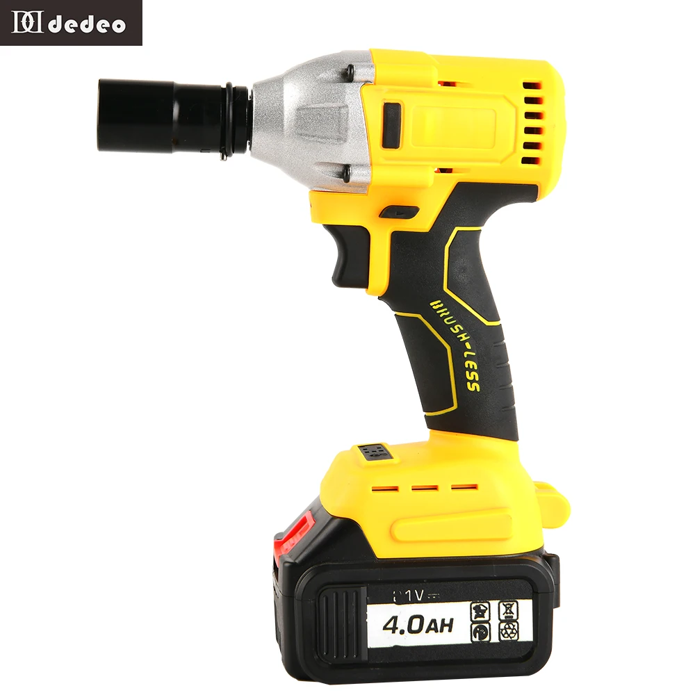  Hot Sale Charging Brushless Well Designed Cordless Electric Wrench Impact Li-ion