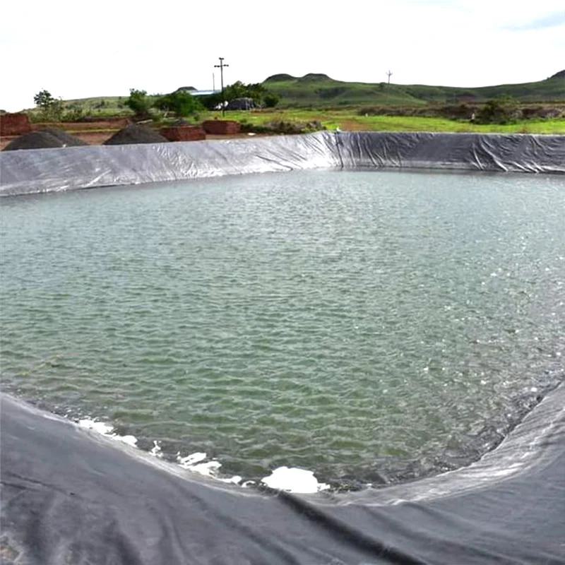 HDPE geomembrane for Water Treatment System with low price 1.5mm 2.0mm 1.0mm geomembrane