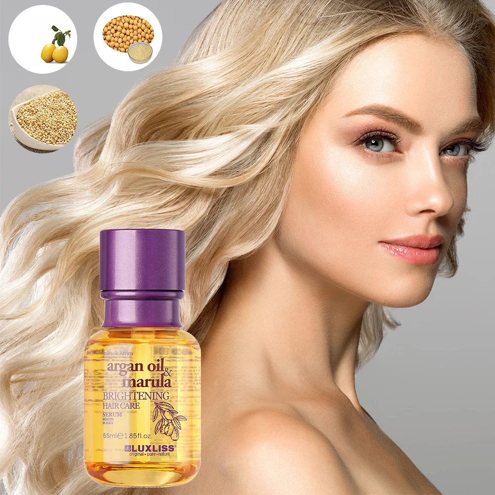 Luxliss New design natural organic care products private label hair oil Brightening  Hair Care  Serum with great price
