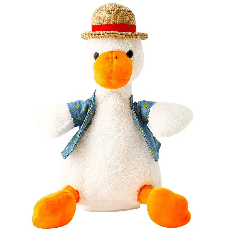 
Sand sculpture Douyin The same talking and talking doll plush toy ragdoll repeating duck doll 