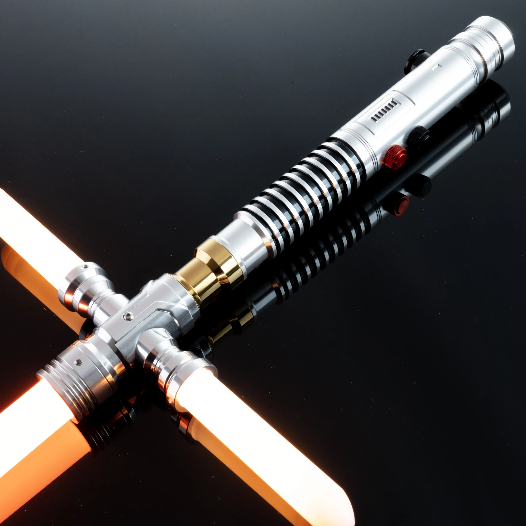hanling saber Cross Lightsaber With Foc Fightable Laser Sword Crossguard Lightsaber Heavy Dueling Light Saber Cos Anime Soul