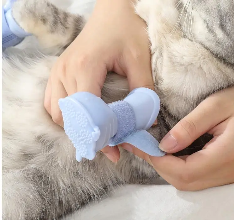 Winter warm pet foot gloves Rainy walking dog shoes snow dog foot gloves