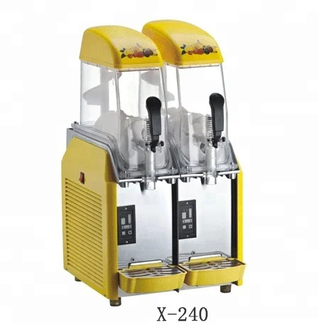 190430 коммерческий Электрический двойной бак Slush Slushie машина 2X12L для продажи