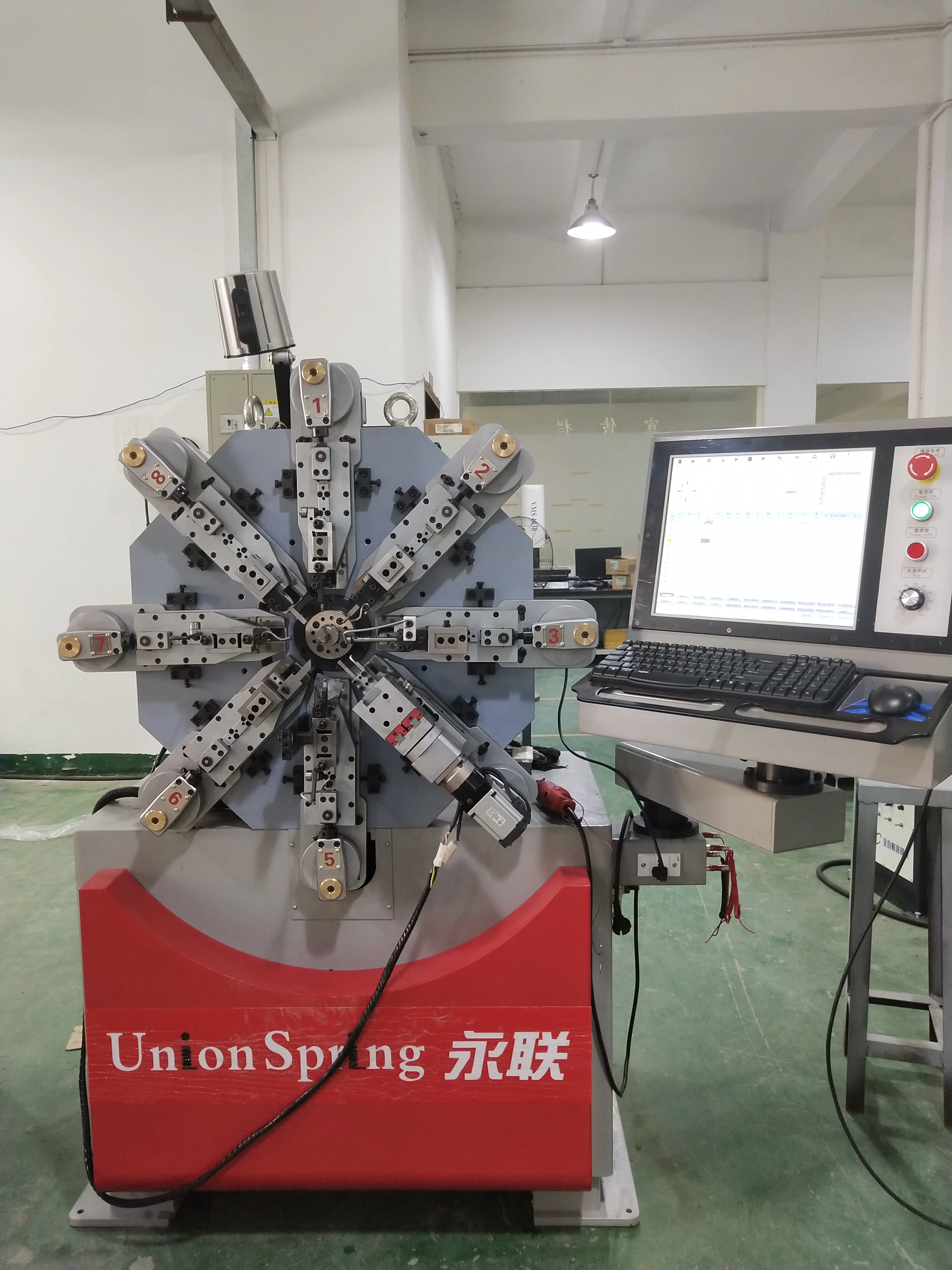 easy to operation spring forming machine 0.3-2.5mm automatic cnc spring machine