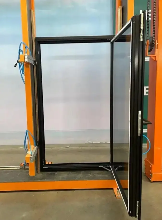 Minglei Soundproof Impact Swing Casement Window Thermal Break Triple Double Glazed Aluminum Windows