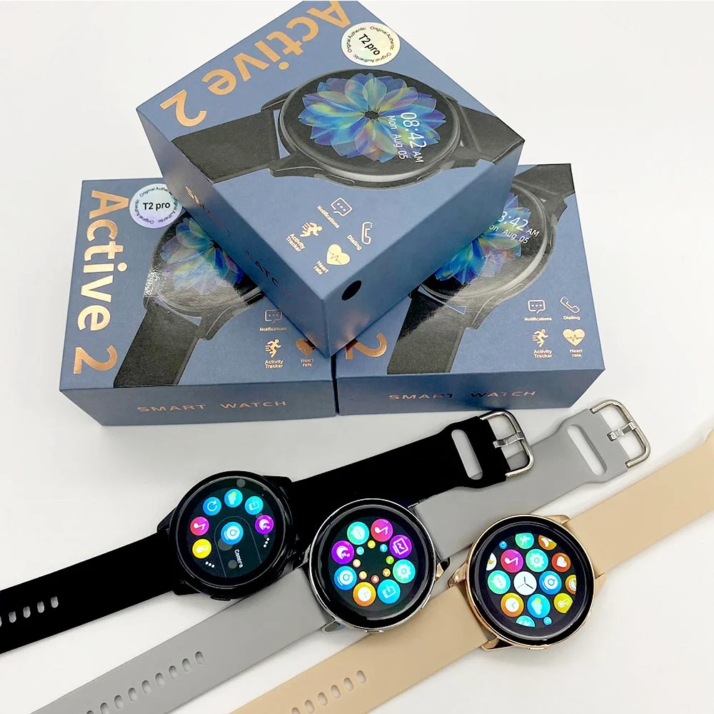 Wholesale 1.28 inch screen chinese smart watch T2 pro Ultra Reloges montre connecte Fitpro women smartwatch