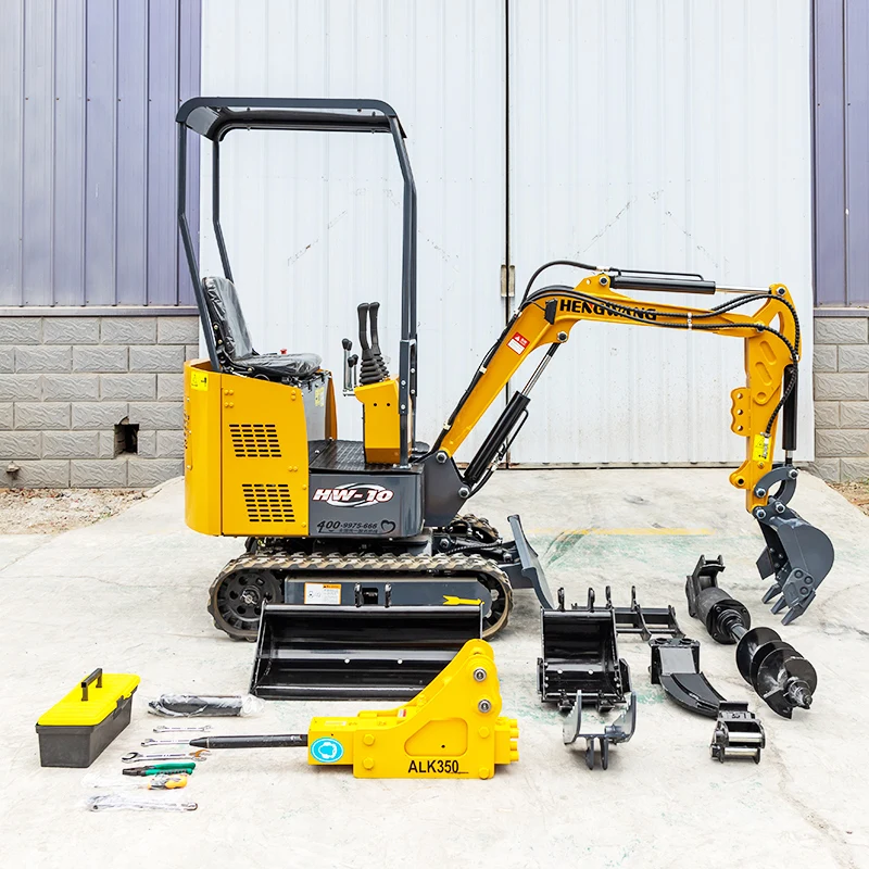 1ton 2ton Garden Home Farm Household Hydraulic Crawler Micro Small Mini Escavator Digger Bagger Excavators