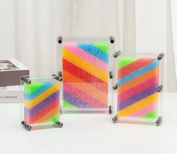 kids toys 2024 Creative 3D hand painting hand model 3D tcube needle carving  Enlightenment toy Pin Art Board Pin Art Toy