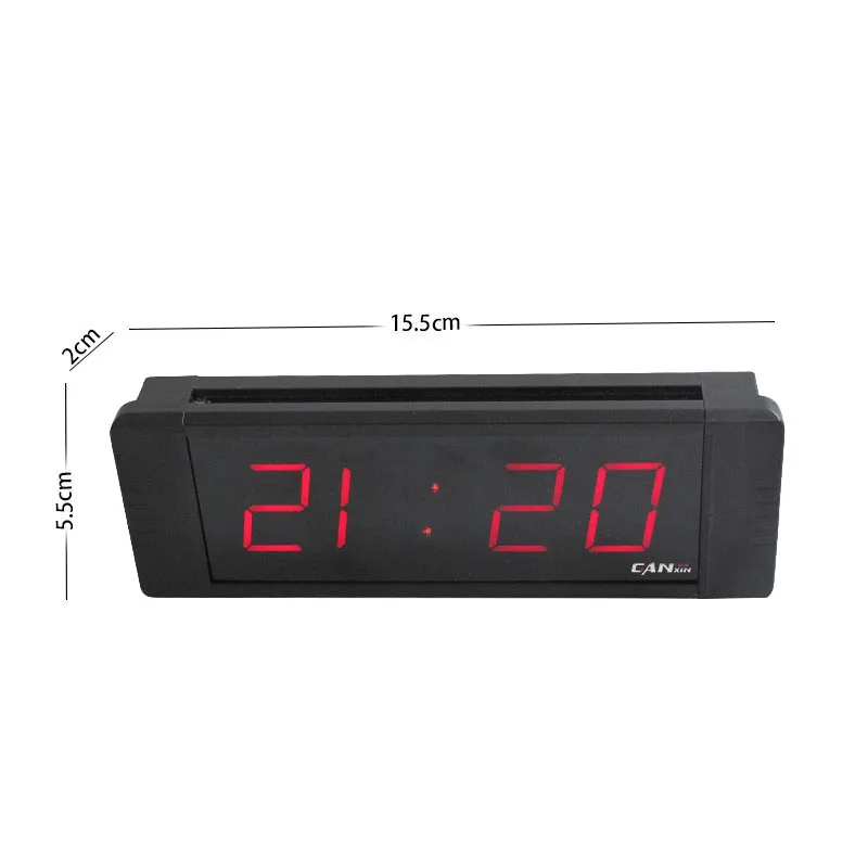 [GANXIN]4 Digit Programmable Remote Control Led Desktop Clock with Gps Sound & Temp
