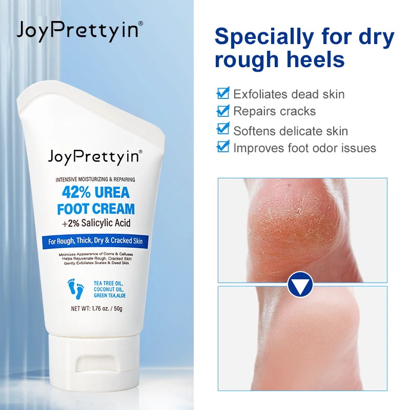 Wholesale Hot selling 42%  urea foot cream organic Cracked Heels Intensive Moisturizing Foot Repair Cream