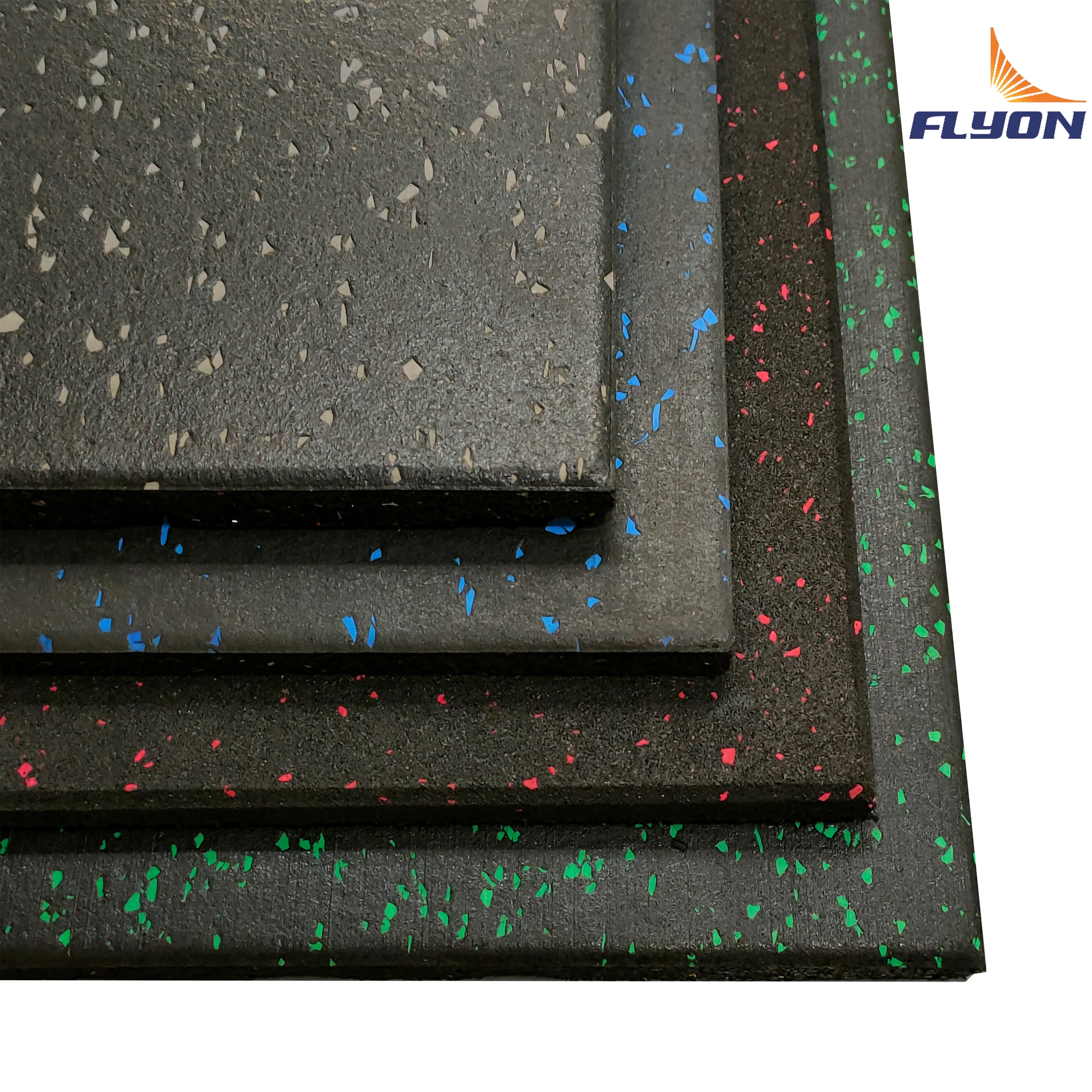 Factory hot selling high quality rubber gym mat rubber flooring gym rubber tiles gym matts exercise mat