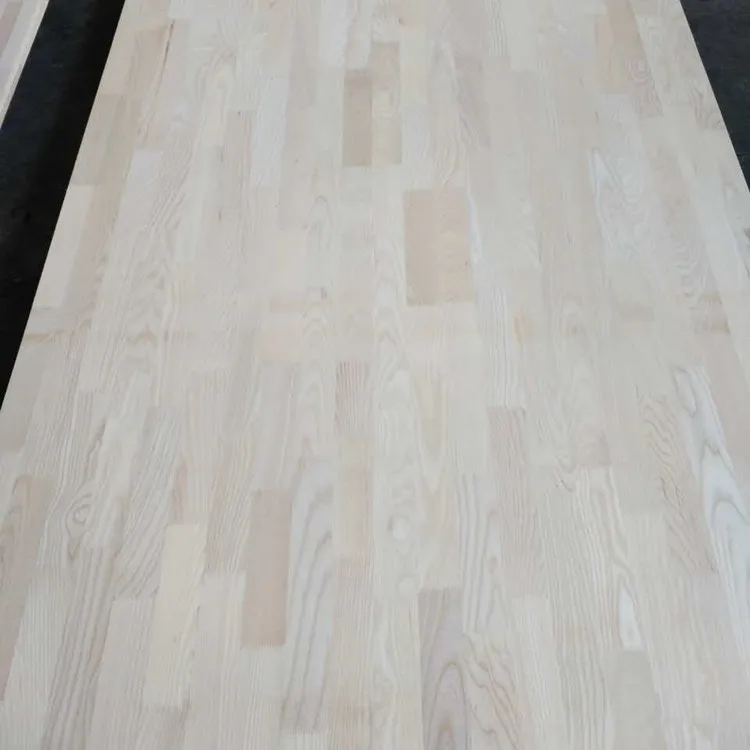 China product   finger jointed boards ash wood Stool surface solid wood boards ash wood