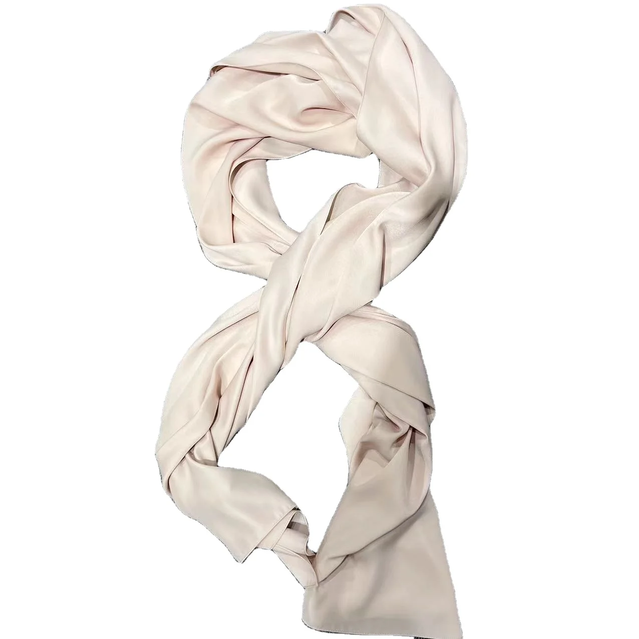 105gsm soft matte satin shawl for Muslim /ready color wool peach satin long shawl/french matte satin scarf ready colors for sell
