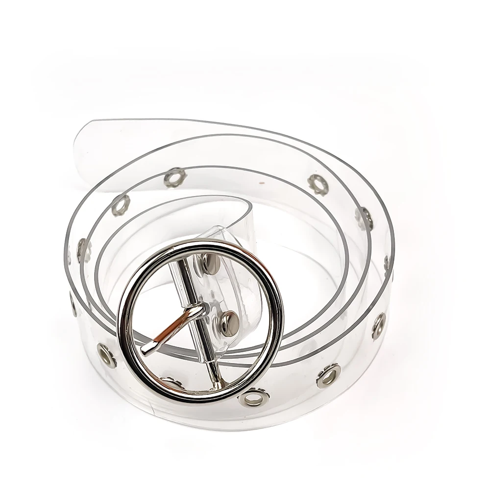 Fashion Transparent Clear Waist Belt Waistband for Women Girls Jeans Shorts Pants