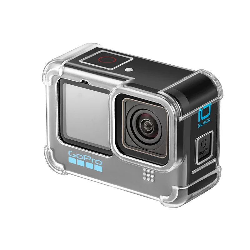 STARTRC Protect Shock-Absorbing Corners Case Cover Silicone Sleeve Clear for Gopro Hero 10 9 Series Action Camera Accessories