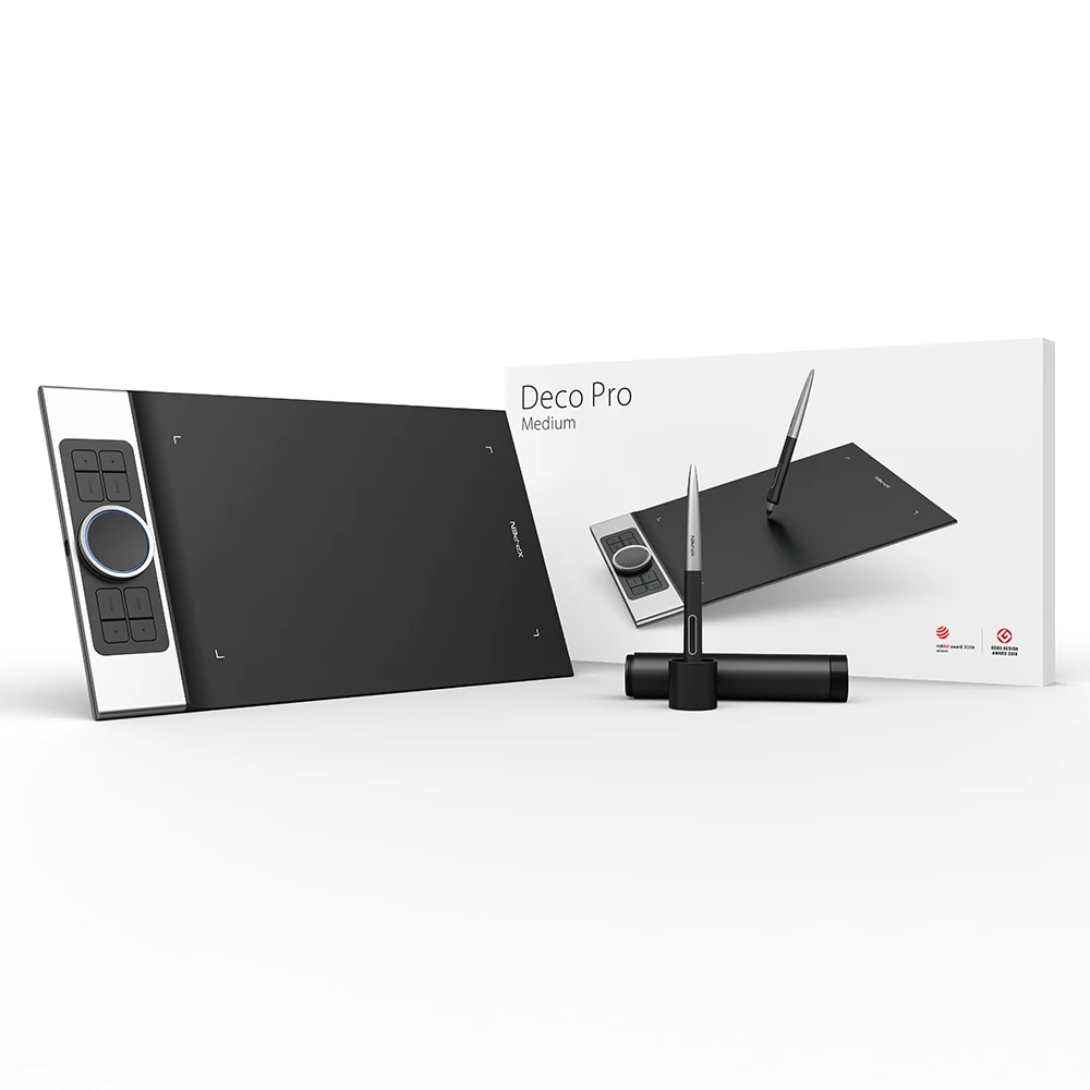 XP-PEN Deco Pro M Professional USB Editing Handwriting Signature Pad Smart Digital Drawing Device Graphic Tablet For PC Phone