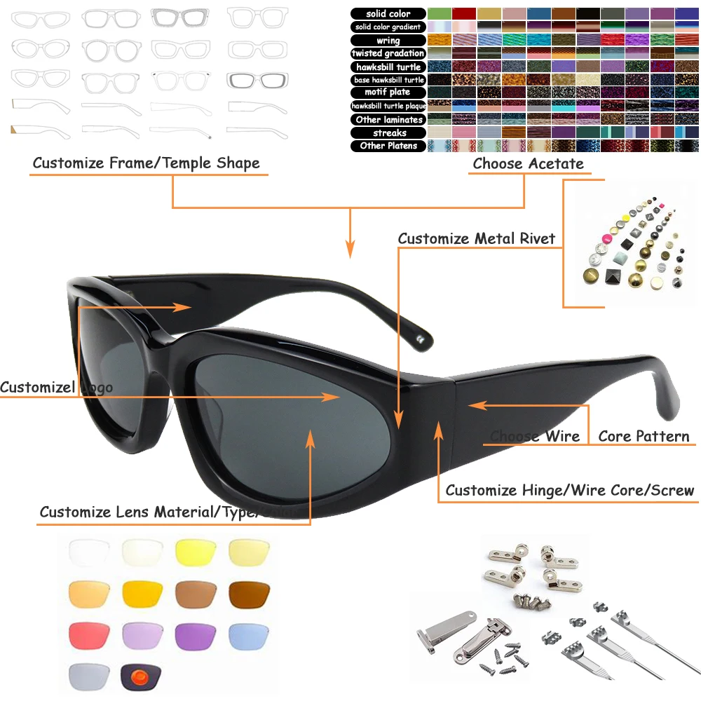 Женские солнцезащитные очки с поляризованным логотипом