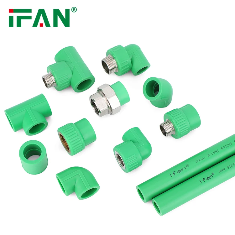 IFAN Heat Resistant Plastic PPR Elbow Threaded Adaptor PPR Pipes and Fittings