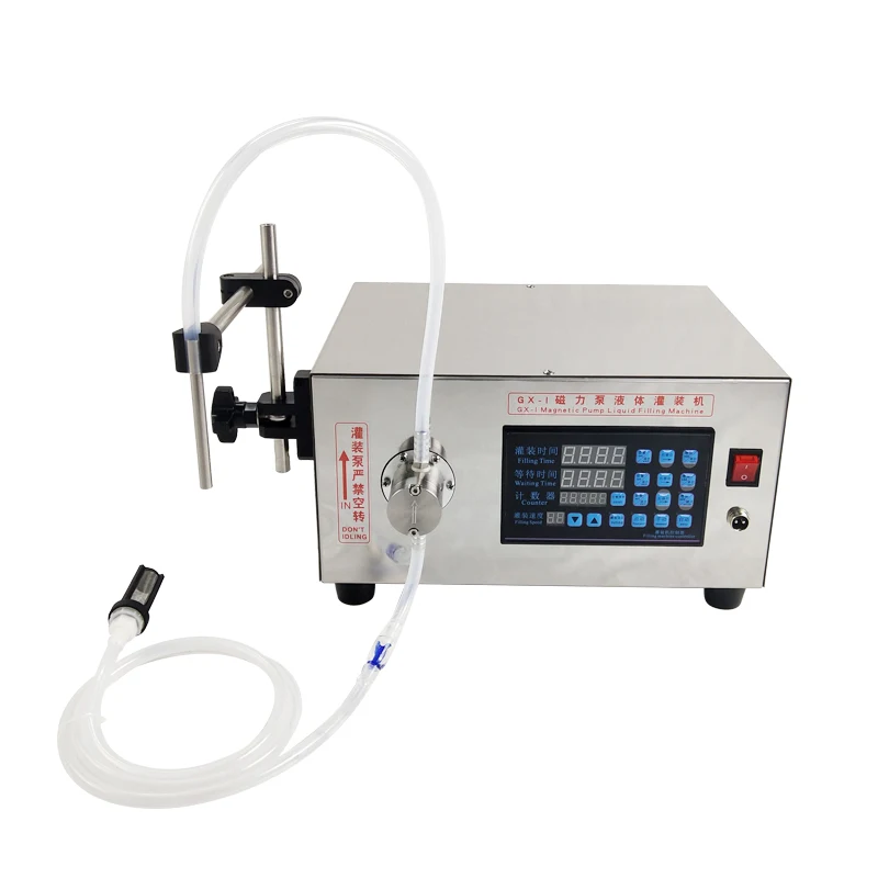Magnetic pump liquid filling machine, acid and alkali resistance, automatic quantification, small numerical control