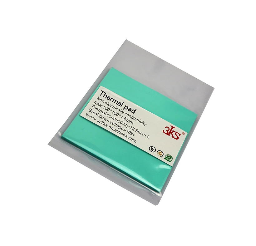Thermal Pad 12.8 W/mK,  3KS Silicone Thermal Pads 80x40x0.5mm for LED CPU GPU LAPTOP