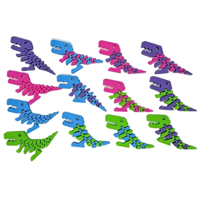 Popular finger fidget toy kids bubble Dinosaur Fossil Fish Bone Anti-Stress Toys For Children Adults Gift