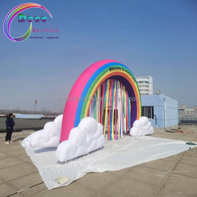 High Quality Stage Background Rainbow Passage Inflatable Arch