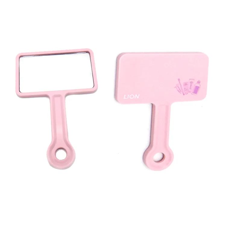 Factory wholesale cheap price good quality custom square makeup mirror vanity child hand mirror with handle