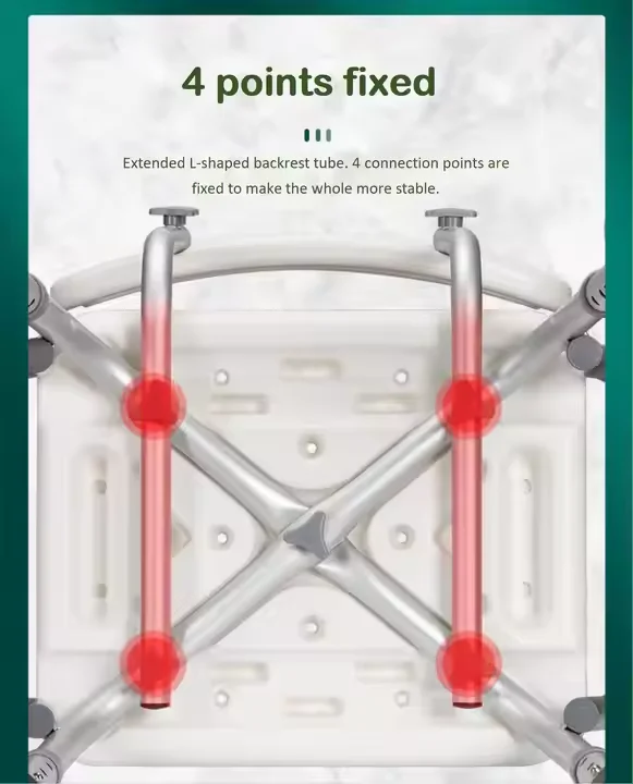 adjustable disabled shower chair for elderly bath chair bathroom safety equipment