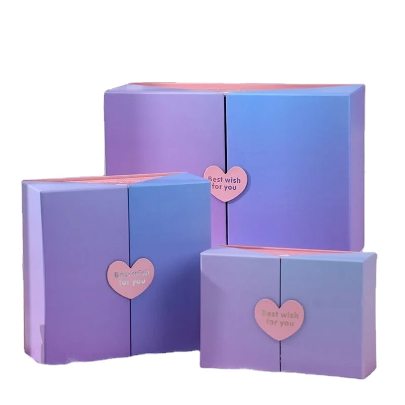 Wholesale Factory Outlet High- Quality Custom Manufacture Gift Packaging Double Door Box