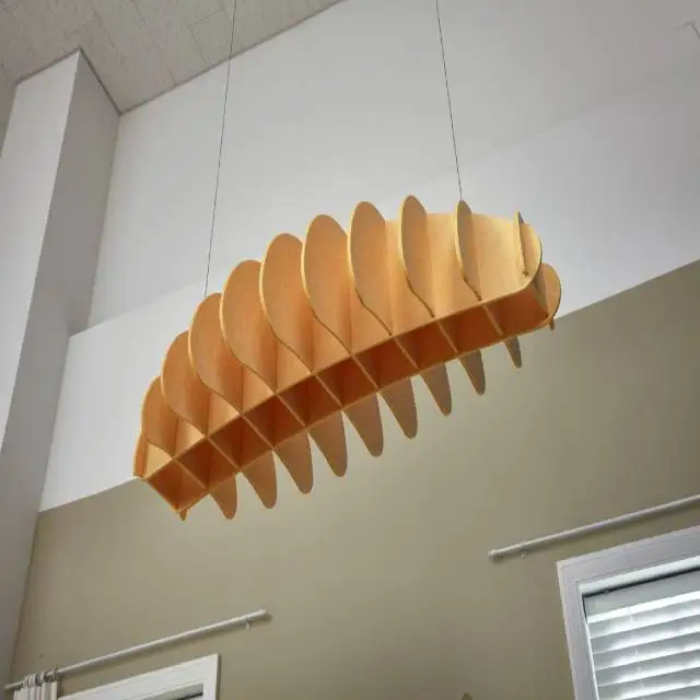  Экологически чистая Звукоизоляционная внутренняя отделка Звукопоглощающая Панель декоративные стены панели из полиэстера художественное интерьерное украшение