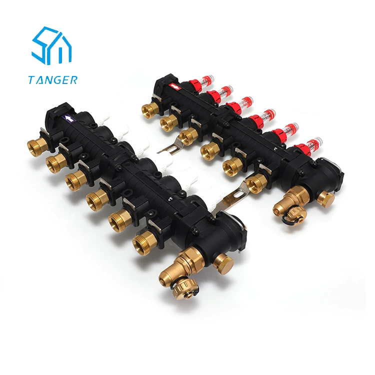 Система контроля температуры пластиковых трубопроводов лучшего качества для систем отопления под полом