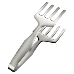 Multifunctional Kitchen Sugar Salad Bread Metal 201 Stainless Steel BBQ Grill Serving Tongs
