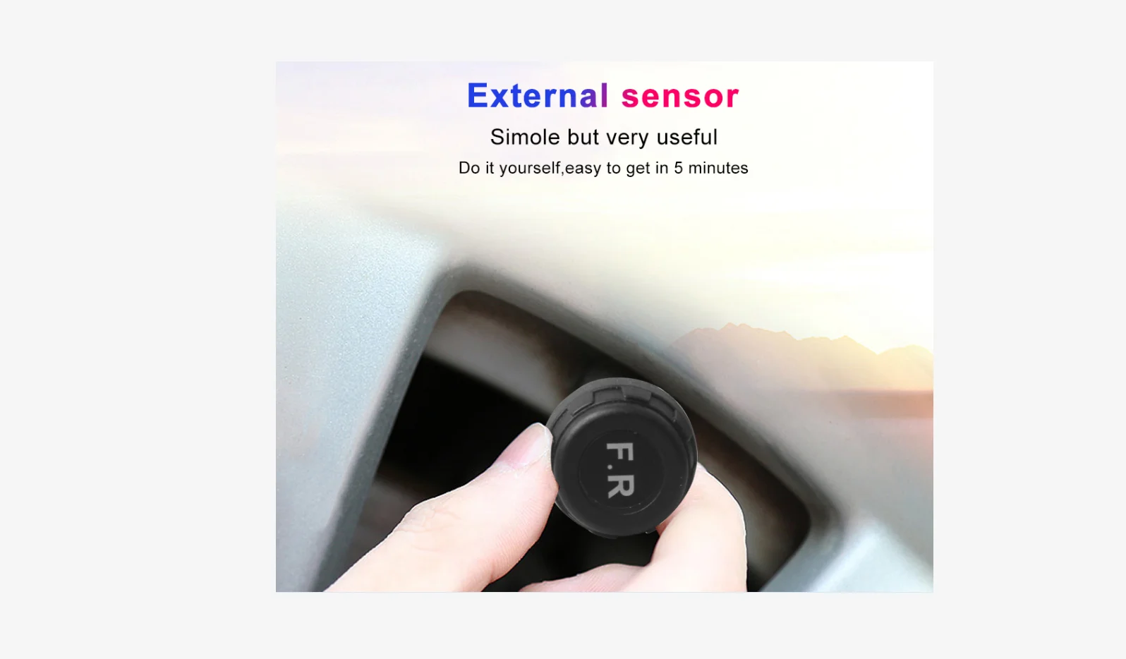  Беспроводная система контроля давления в шинах TPMS с внутренними