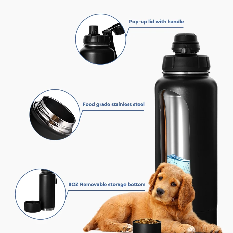 Wholesale 32oz Eco-Friendly Double Wall Termos Vacuum Flasks Stainless Steel Water Bottle