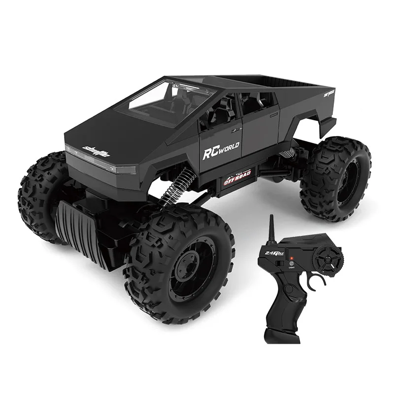 Wholesale New 1:14 2.4G Big Wheel RC Off Road Car Remote Control Truck Rock Crawler Toys Vehicle With Light For Children