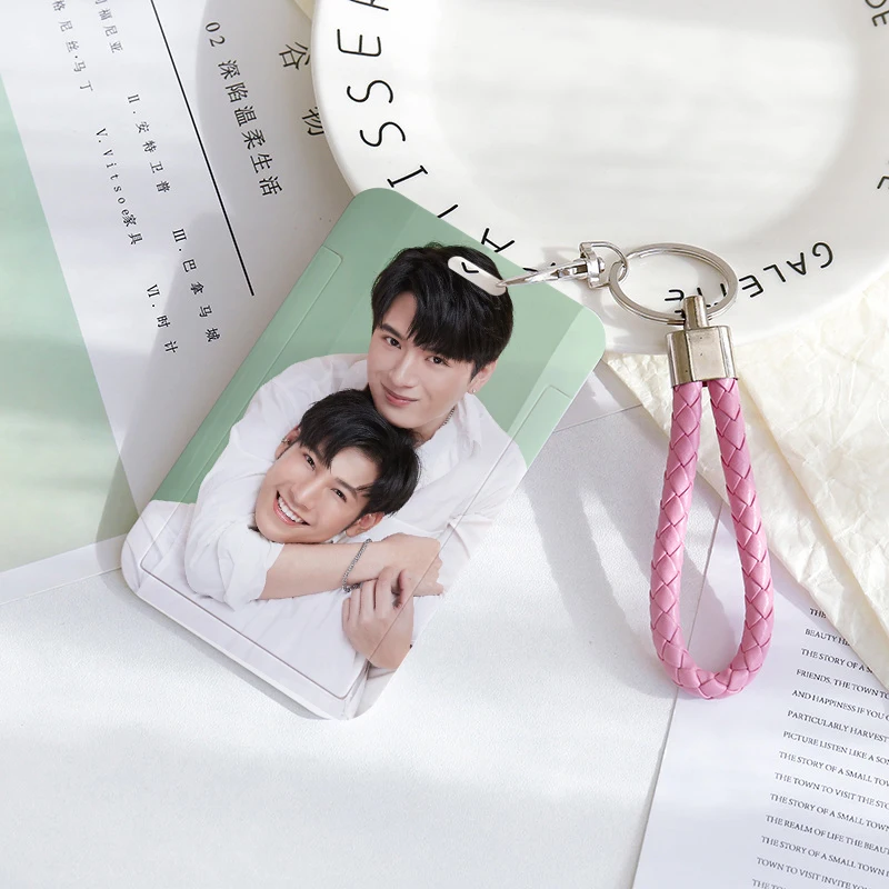 Thai star card card set BibleBuild BrightaWin Yin War school card bus badge high-value keychain one ins Thai star keychain